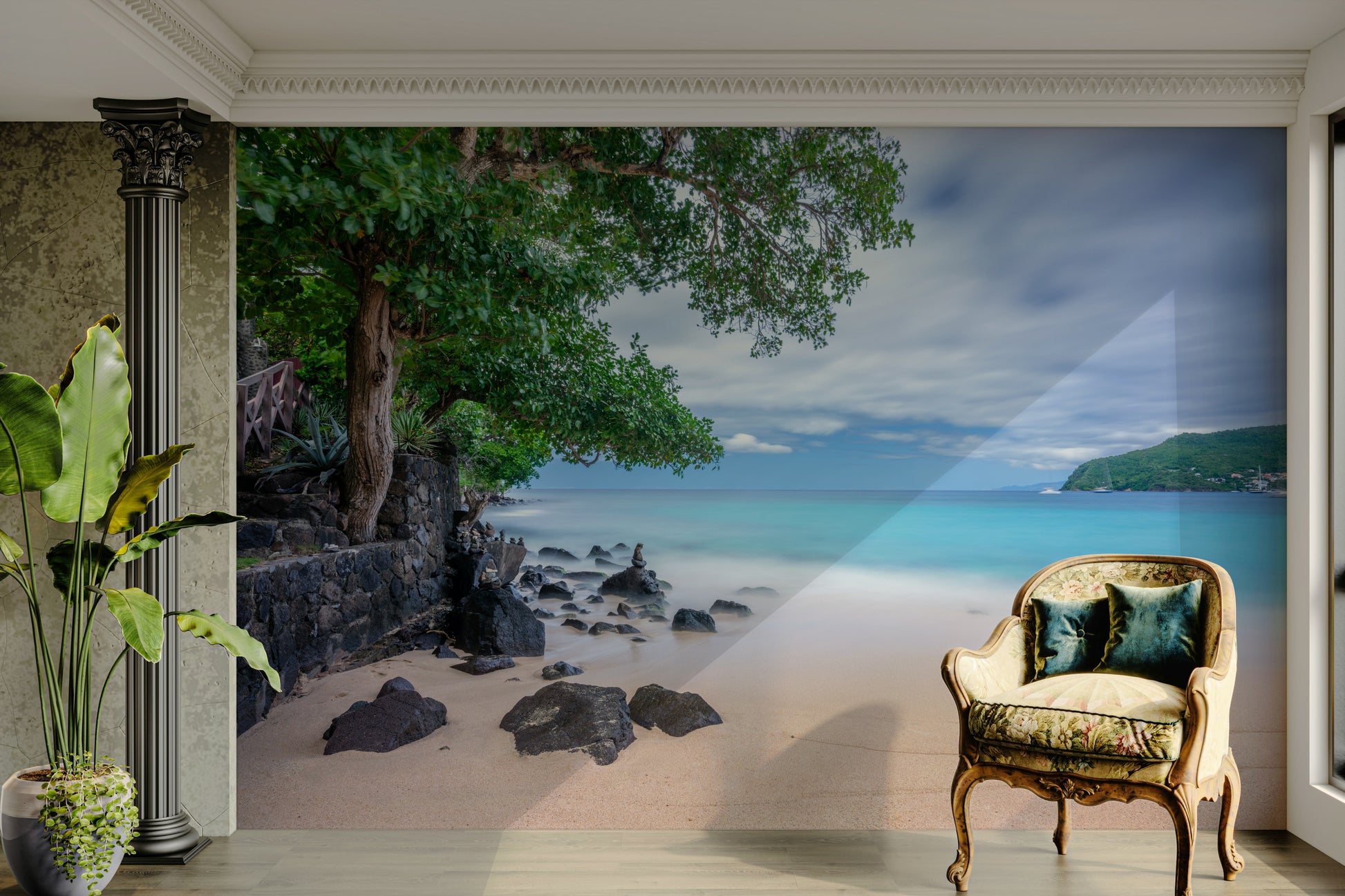 St Vincent beach shore wallpaper for walls