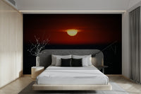 Sun Down beautiful mural wallpaper

