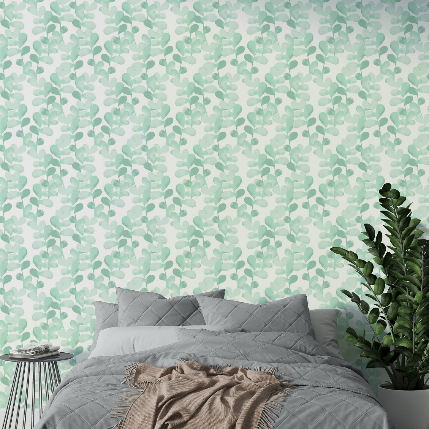 Eucalyptus Dream gentle mural wallpaper

