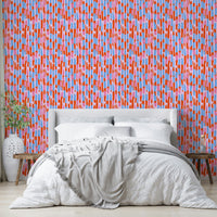 Painterly Pulse modern wall covering

