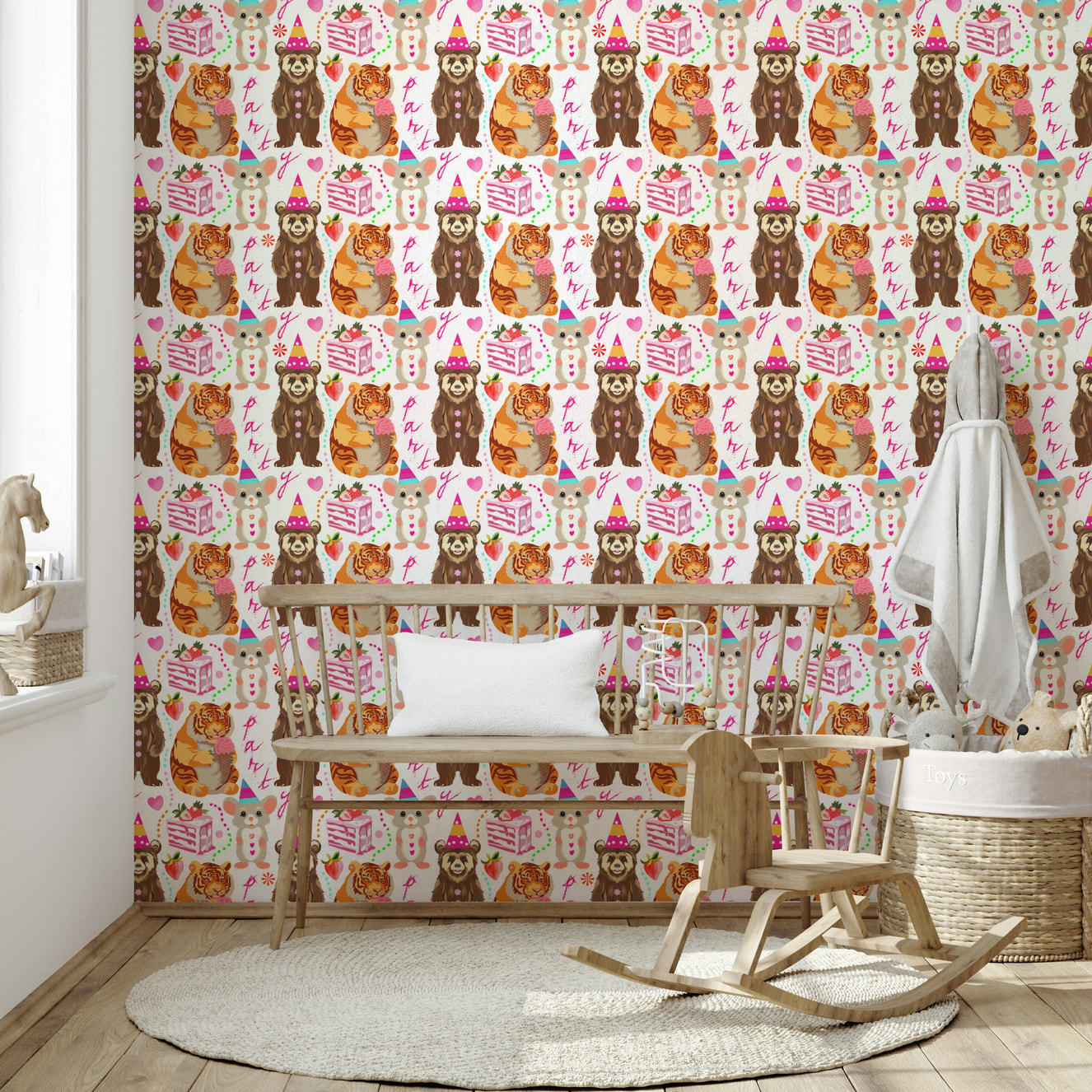 A beautiful, whimsical parade of party animals.