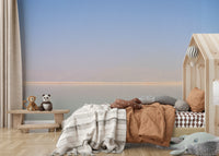 The wallpaper for walls being admired in a home.

