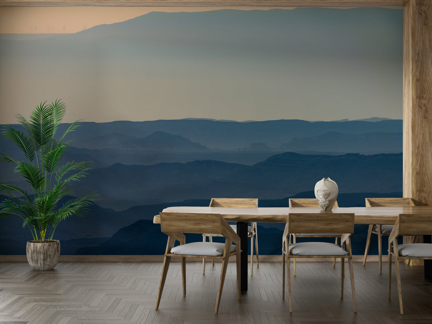 A classic desert scene wallpaper for walls.

