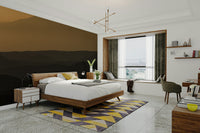 A detail shot of the rolling hills in the wallpaper.

