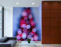 A living room featuring the London Eye wall mural.

