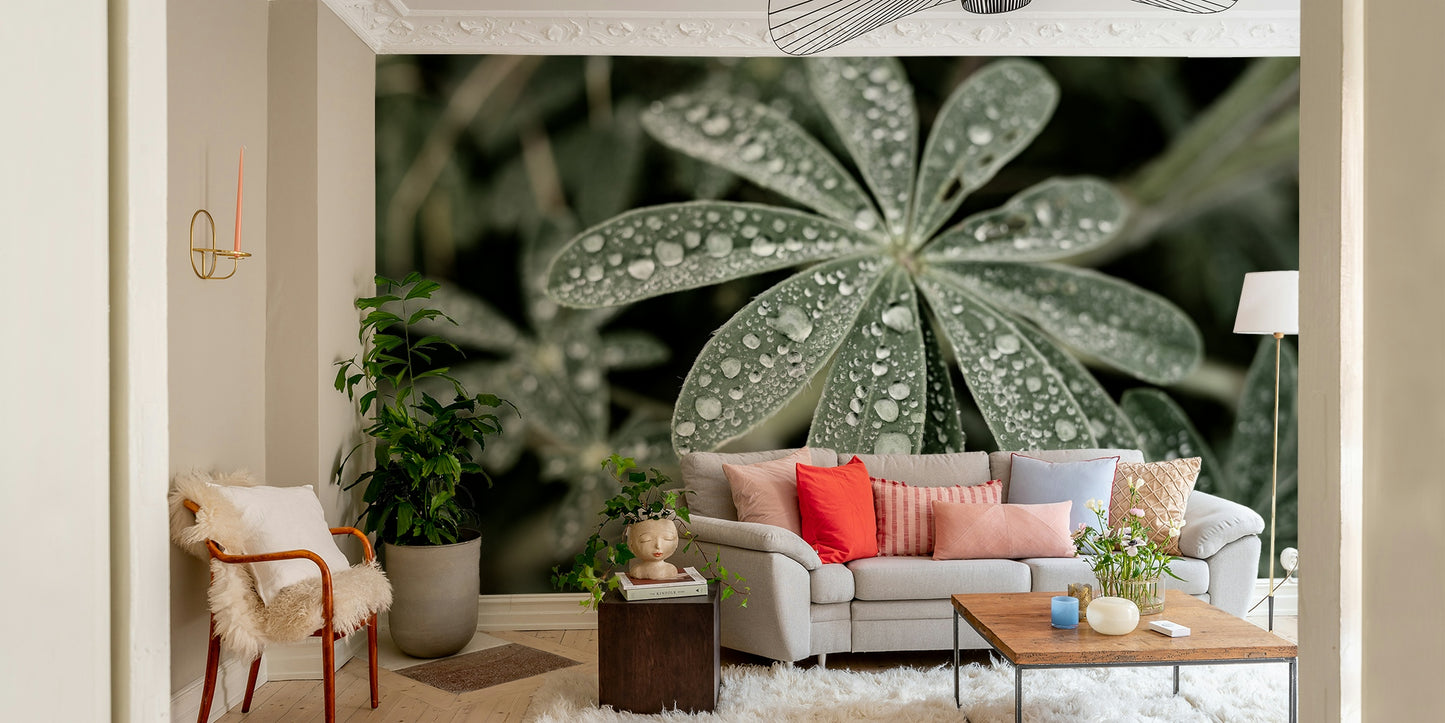 A close-up of the detailed texture in the floral design.