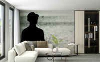 A serene coastal view wall mural for your decor.

