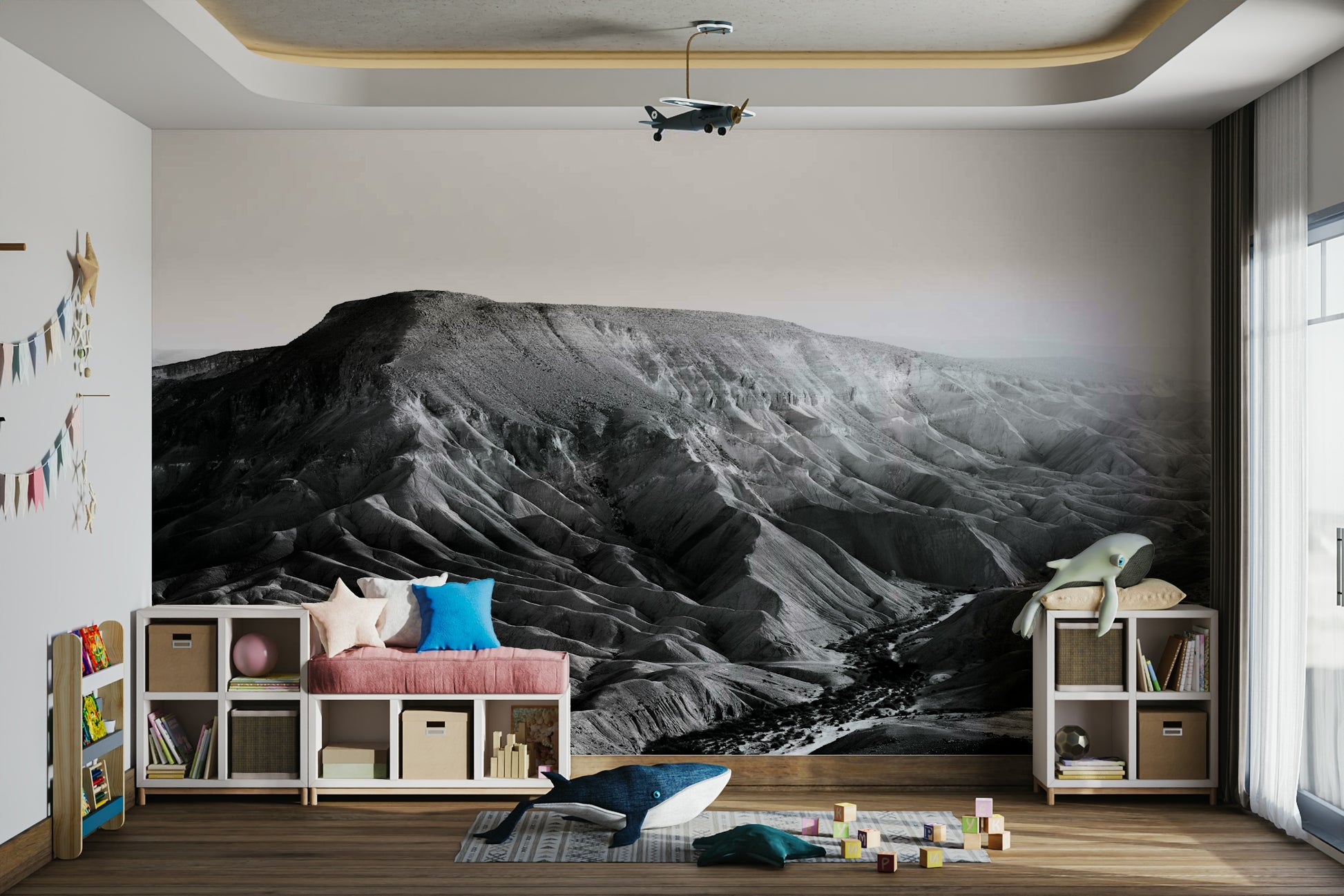 A classic desert wallpaper for walls with a dramatic view.

