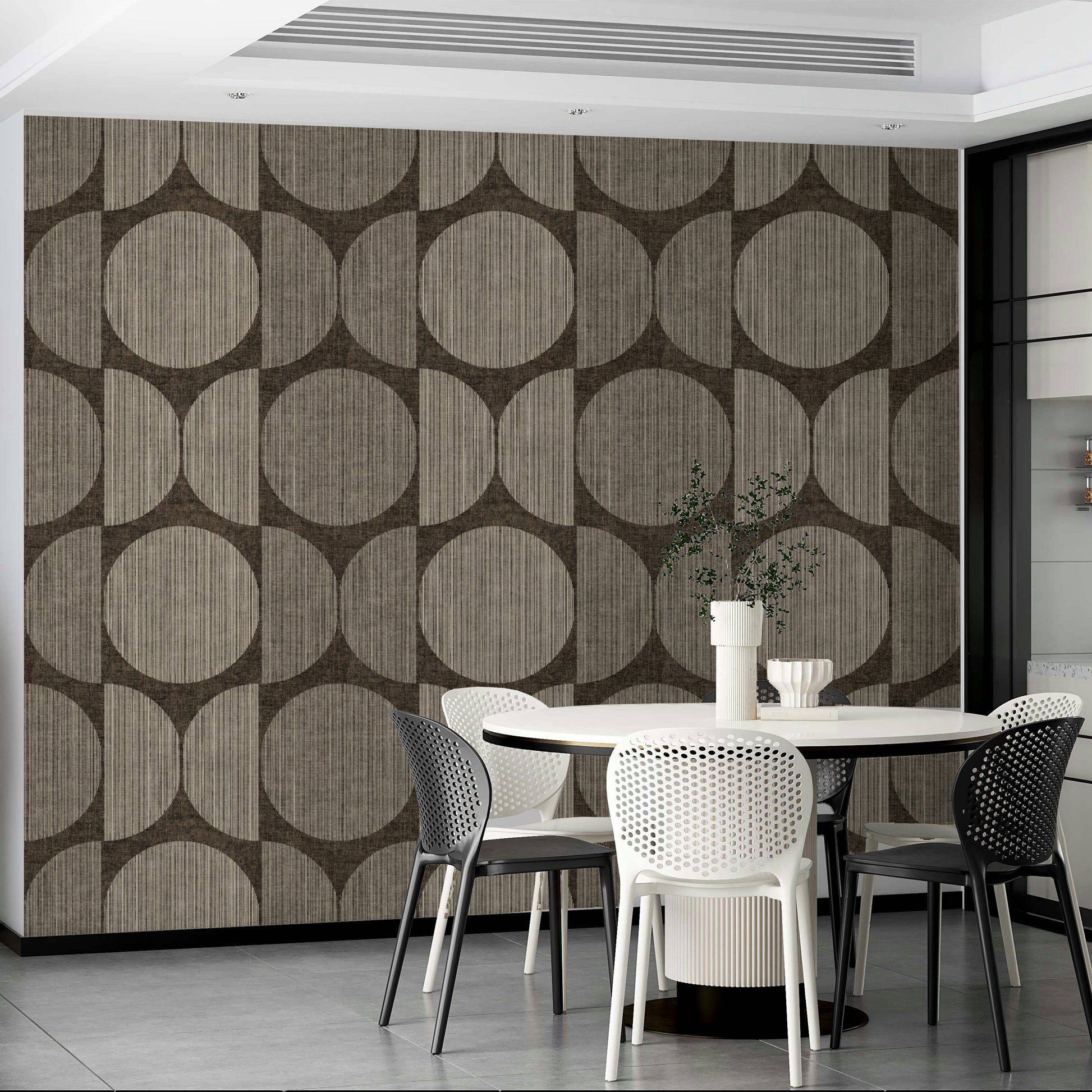 A classic Bauhaus style wallpaper for walls.

