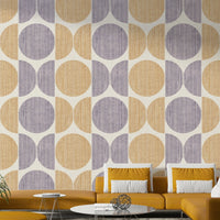 A contemplative modern design wallpaper mural for a feature wall.

