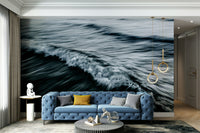 A beautiful abstract wave wallpaper mural for a modern home.

