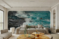 A contemplative nature reserve wallpaper mural for a feature wall.

