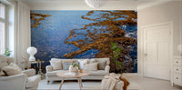 A contemplative coastal view wallpaper mural for a feature wall.

