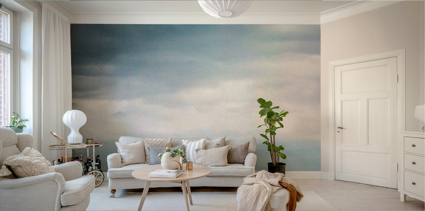 An artistic nature inspired mural for home decor.

