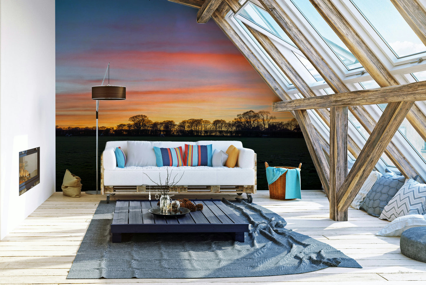 Serenity in Shadows Wall Mural