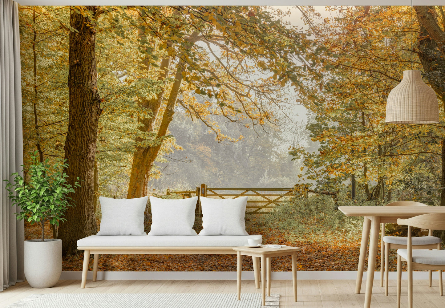 Autumn's Gateway Wall Mural