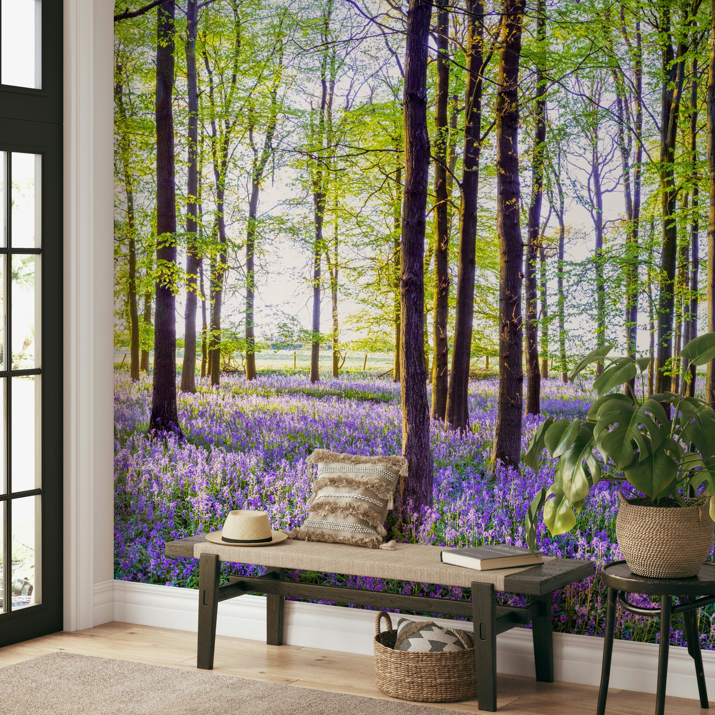 Woodland Bloom Panorama Wall Mural