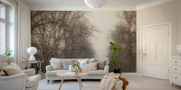 An artistic nature inspired mural for home decor.

