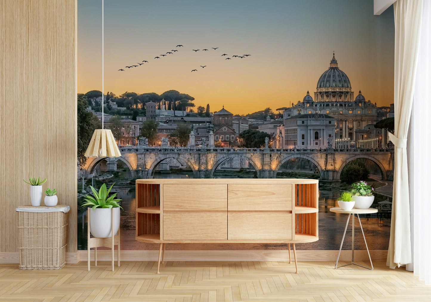 Rome's Golden Hour Wall Mural