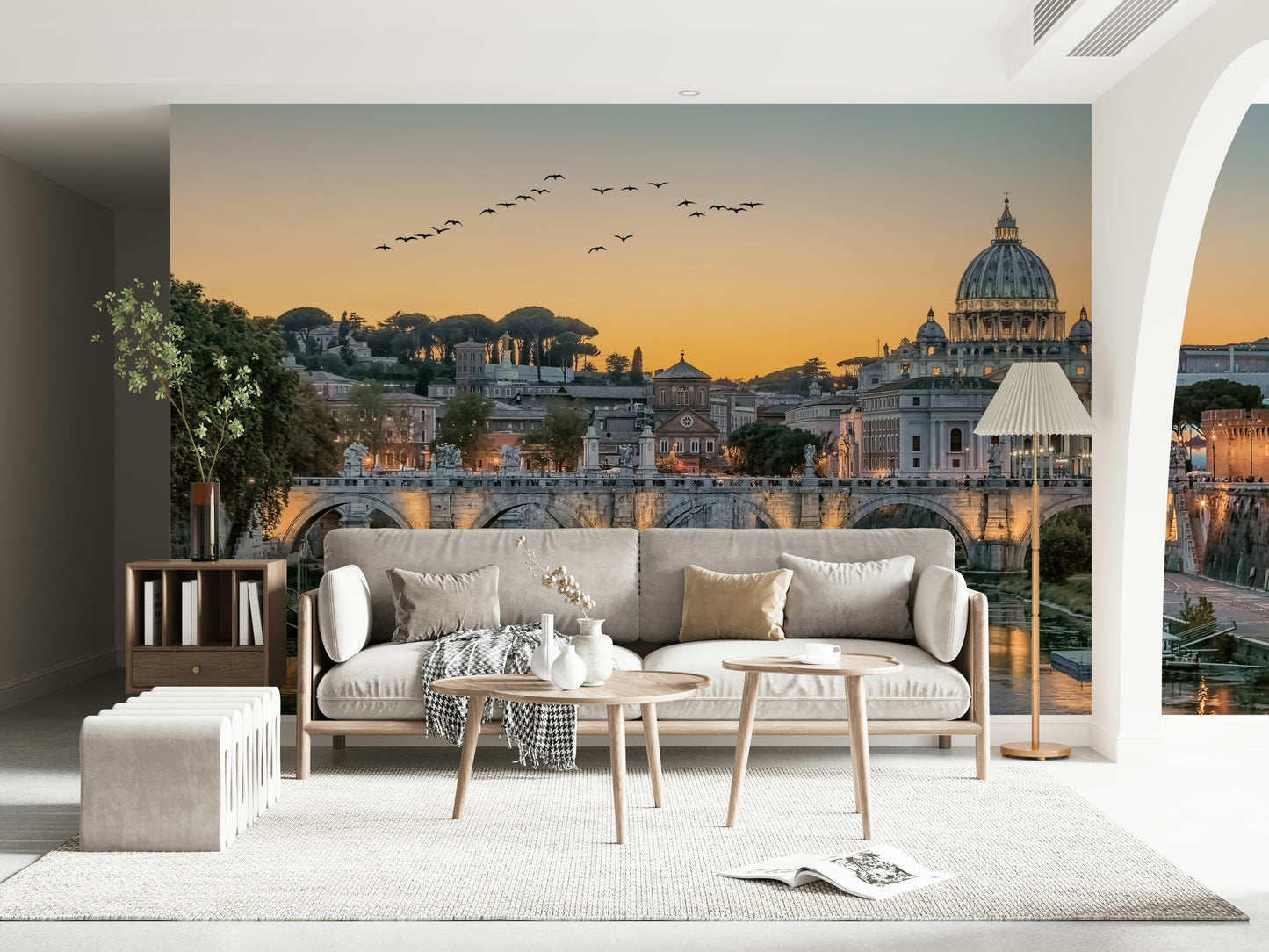 Rome's Golden Hour Wall Mural
