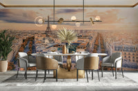 A serene city view wall mural for your decor.

