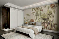 A classic floral wallpaper for walls with a garden theme.

