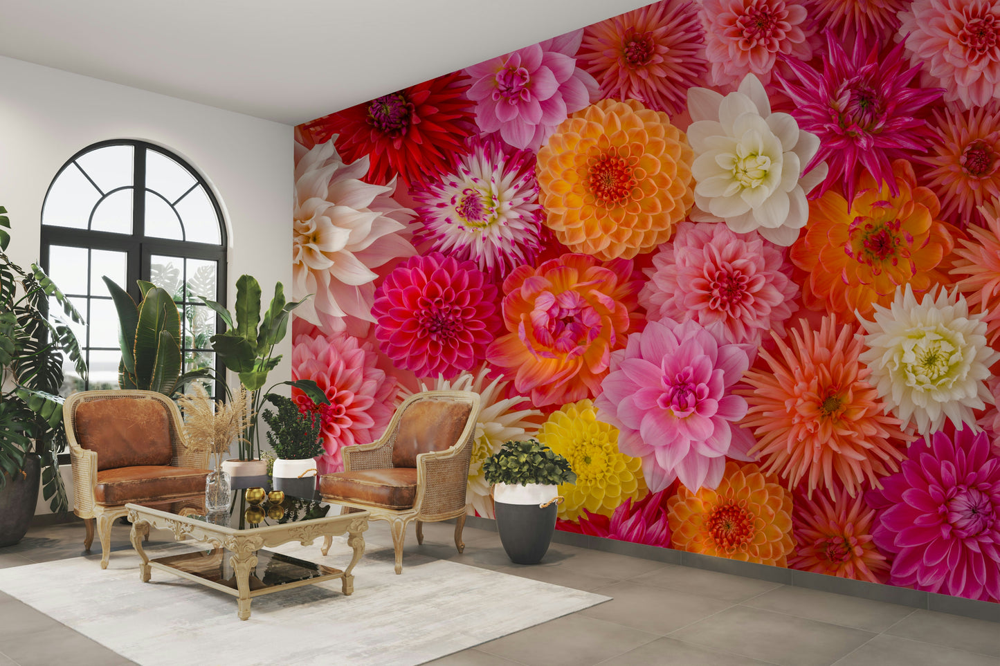 Floral Flourish Wall Mural