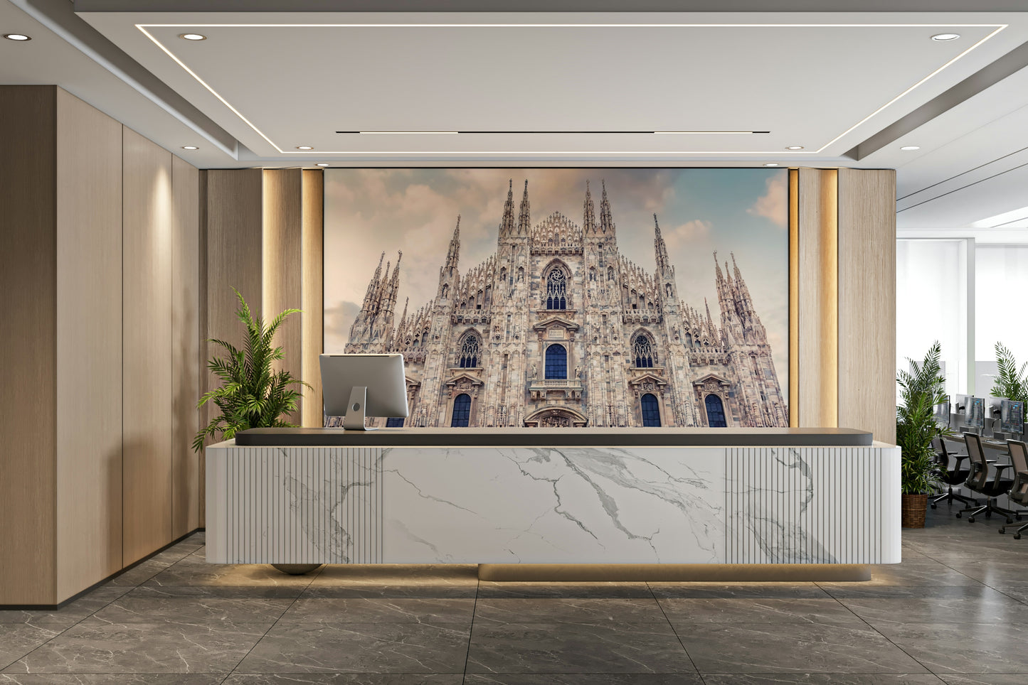 Milan Cathedral Majesty Wall Mural