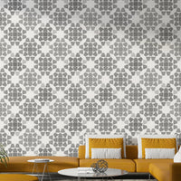 A contemplative Burundi gray wallpaper mural for a feature wall.

