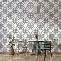 A beautiful subtle gray wallpaper mural for a modern room.


