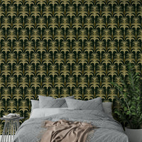 A classic palm print wallpaper for walls.

