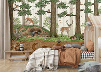 An artistic nature inspired mural for home decor.

