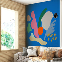 A contemplative colorful dessert wallpaper mural for a feature wall.

