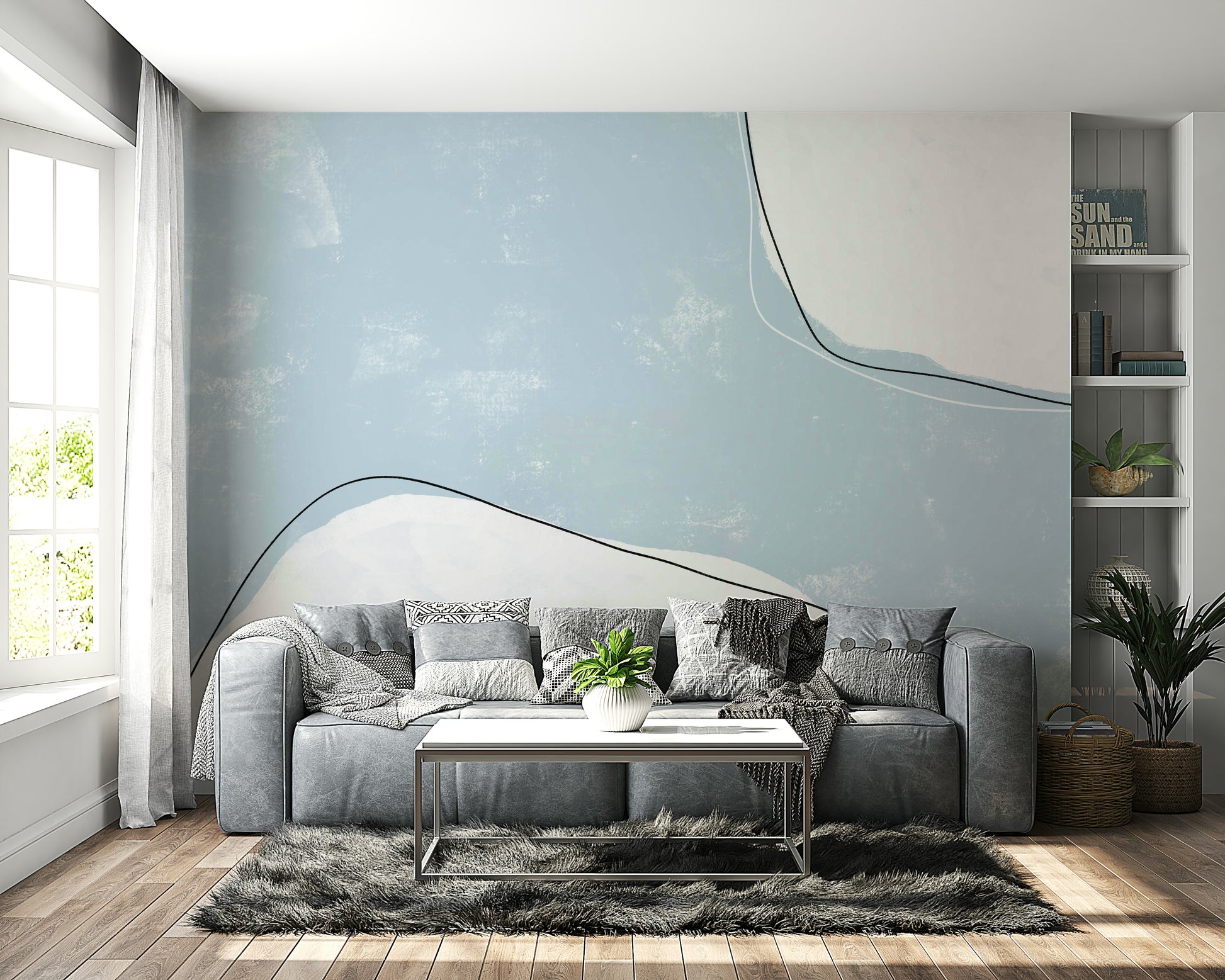 A classic abstract design wallpaper for walls.

