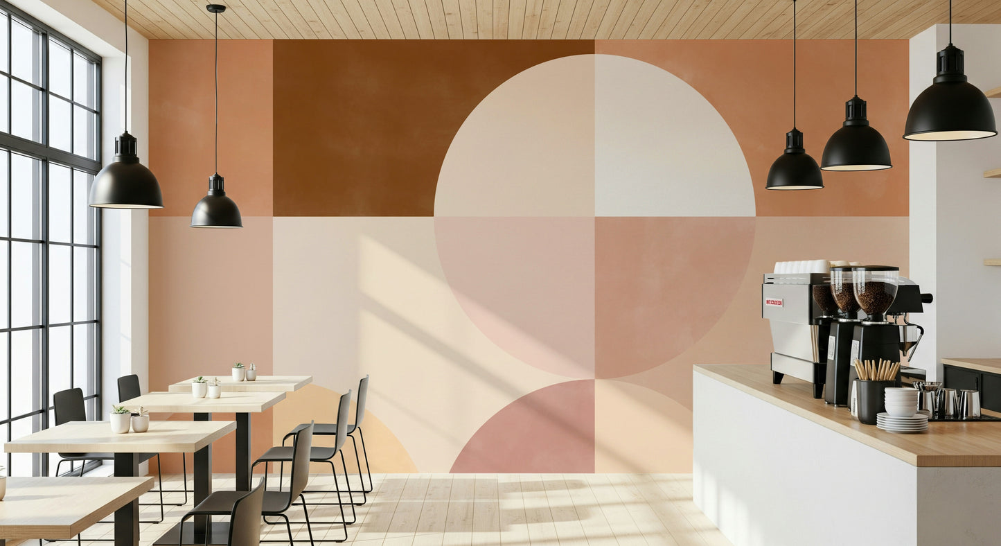 A serene abstract pattern wall mural for your decor.

