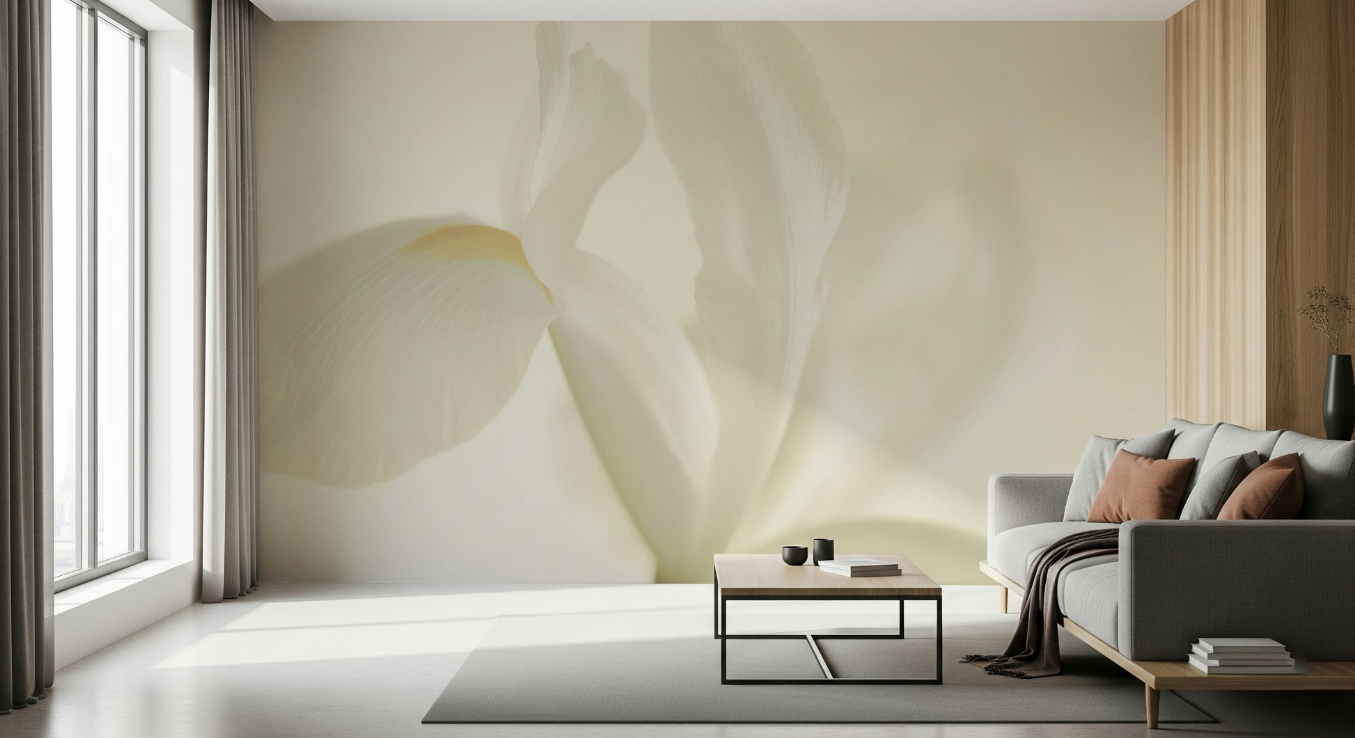 A classic floral wallpaper for walls.

