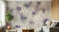 An artistic nature inspired mural for home decor.

