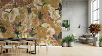 A serene botanical and butterfly wall mural for your decor.

