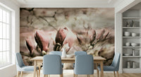 A classic floral wallpaper for walls.

