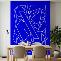 A classic abstract design wallpaper for walls.