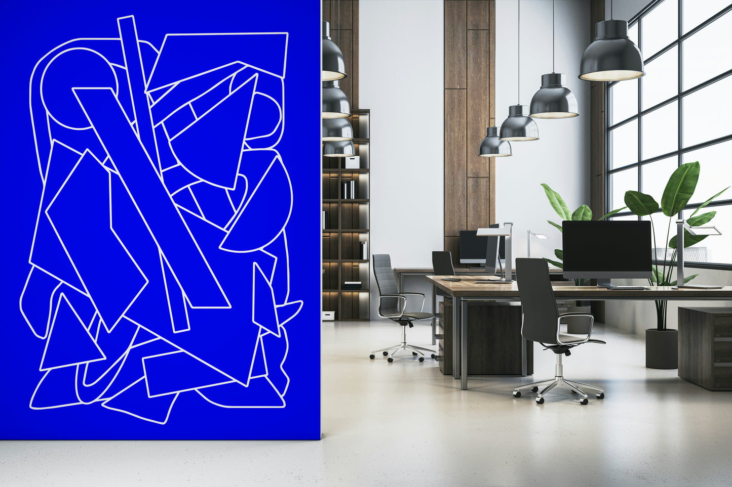 A serene abstract texture wall mural for your decor.