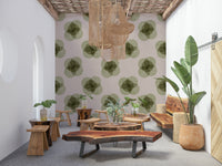 A classic floral wallpaper for walls with a modern feel.

