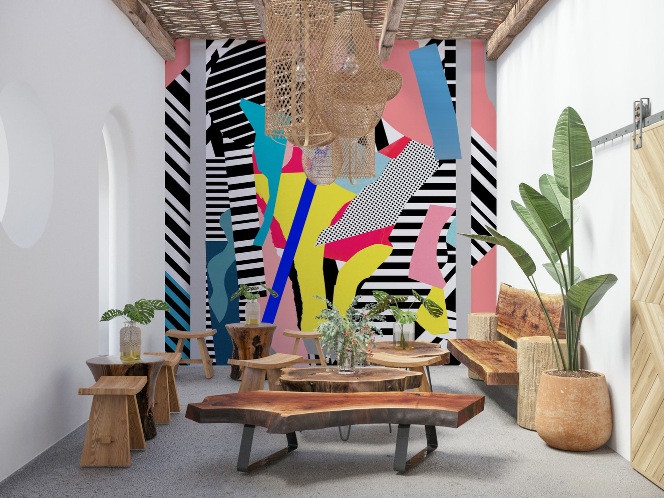 A beautiful vintage map wallpaper mural for an adventurer.