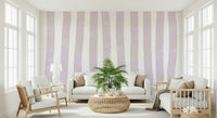 A graceful subtle pattern wall mural in cool, tranquil tones.