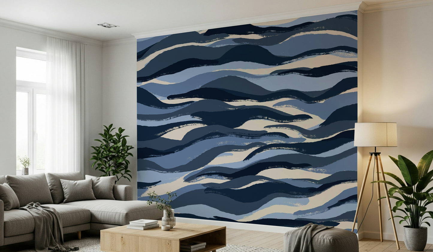 A classic abstract design wallpaper for walls.