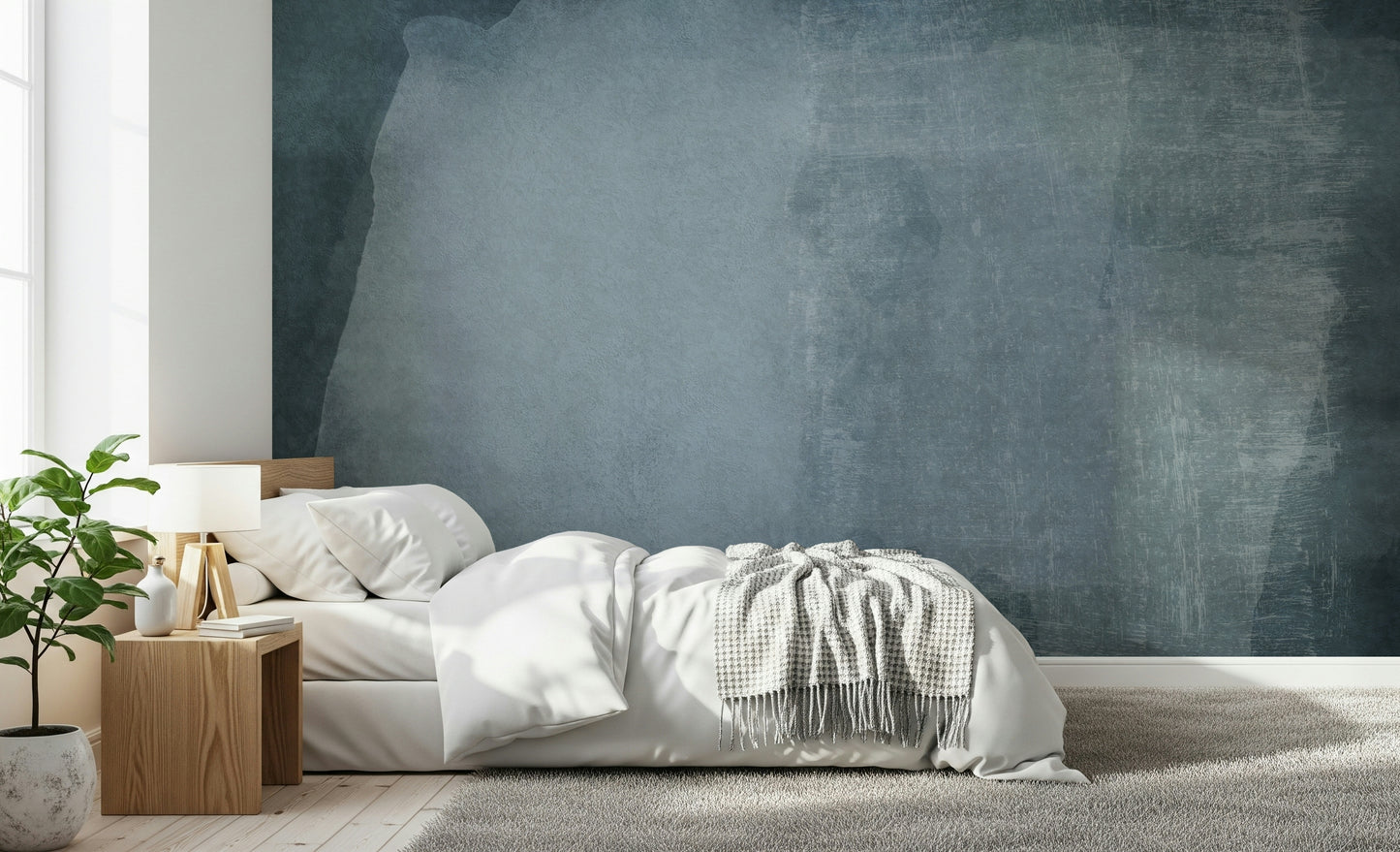 A serene modern pattern wall mural for your decor.