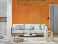 A beautiful subtle sunset haze wallpaper mural with a warm abstract texture.