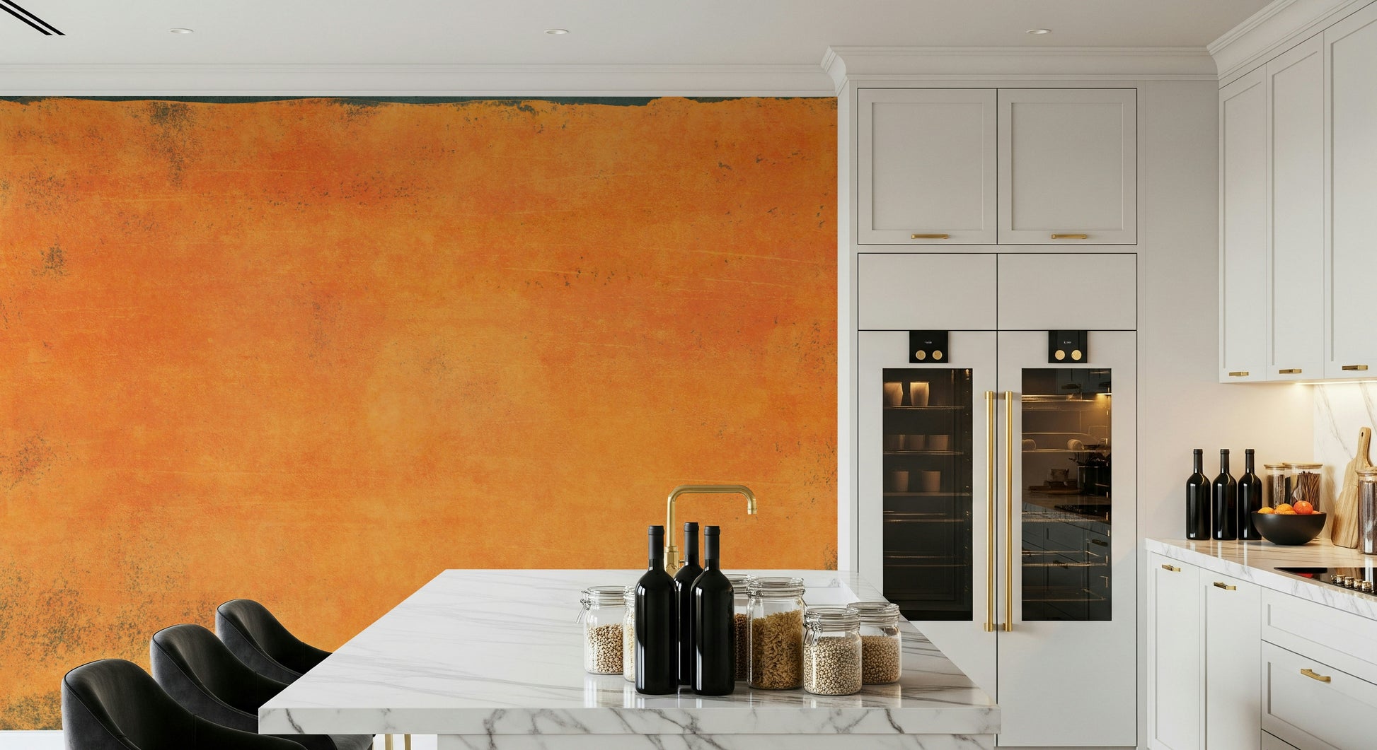 A serene flowing design wall mural for your decor.