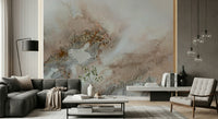 A beautiful modern art wall mural of delicate texture.