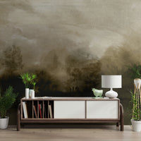 An artistic nature inspired mural for home decor.